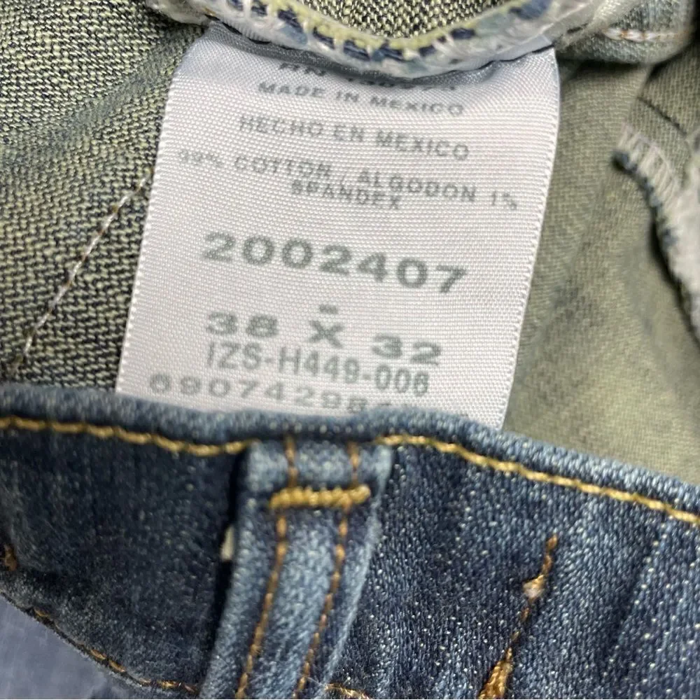 LEE Premium Select Classic Fit Straight Leg Denim Jeans Men’s Size 38x32